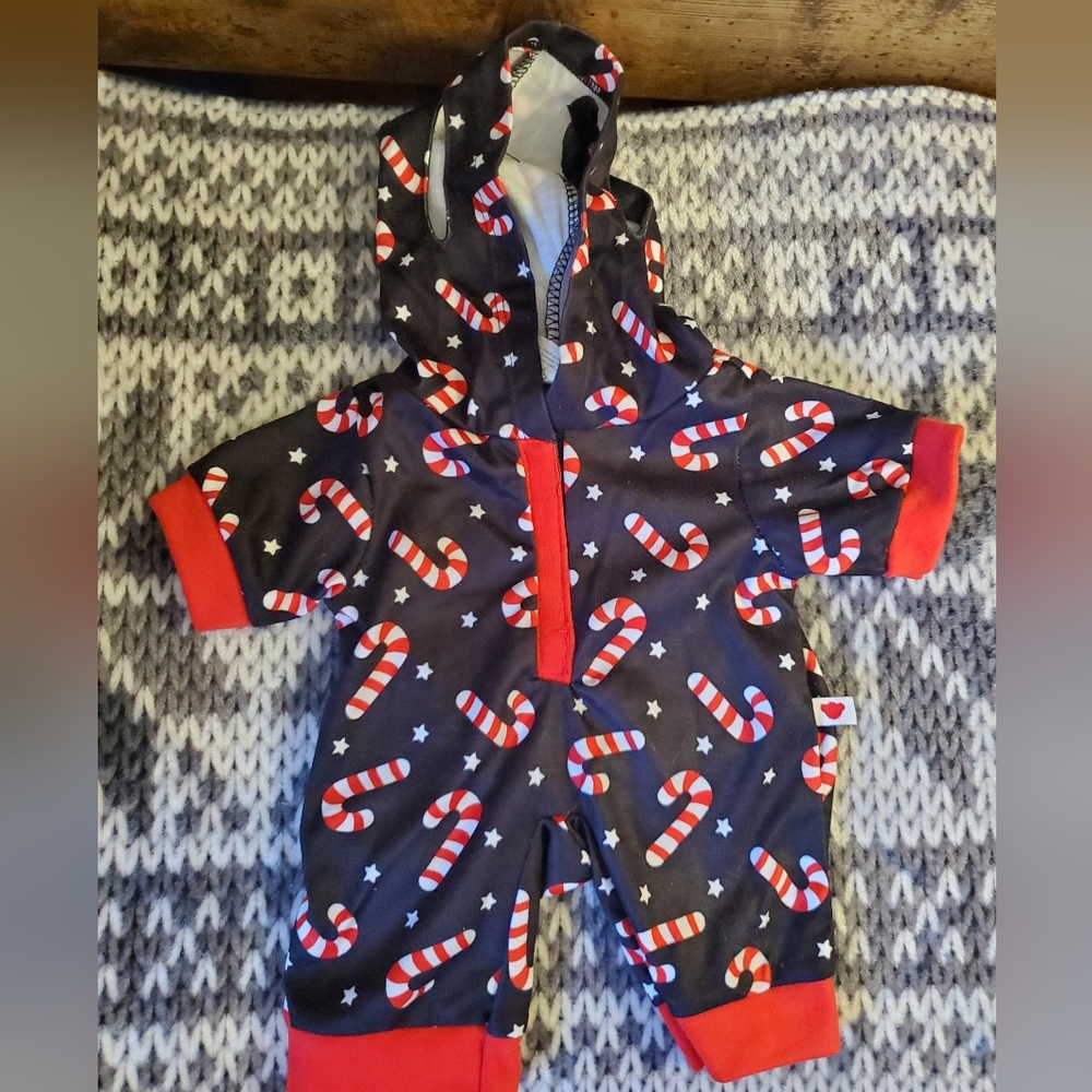 Build A Bear Tipsy Elves Candy Cane Sleeper New with Tag